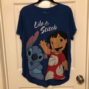 Disney Lilo and Stitch Blue T shirt